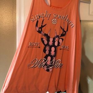 Simply southern tank top